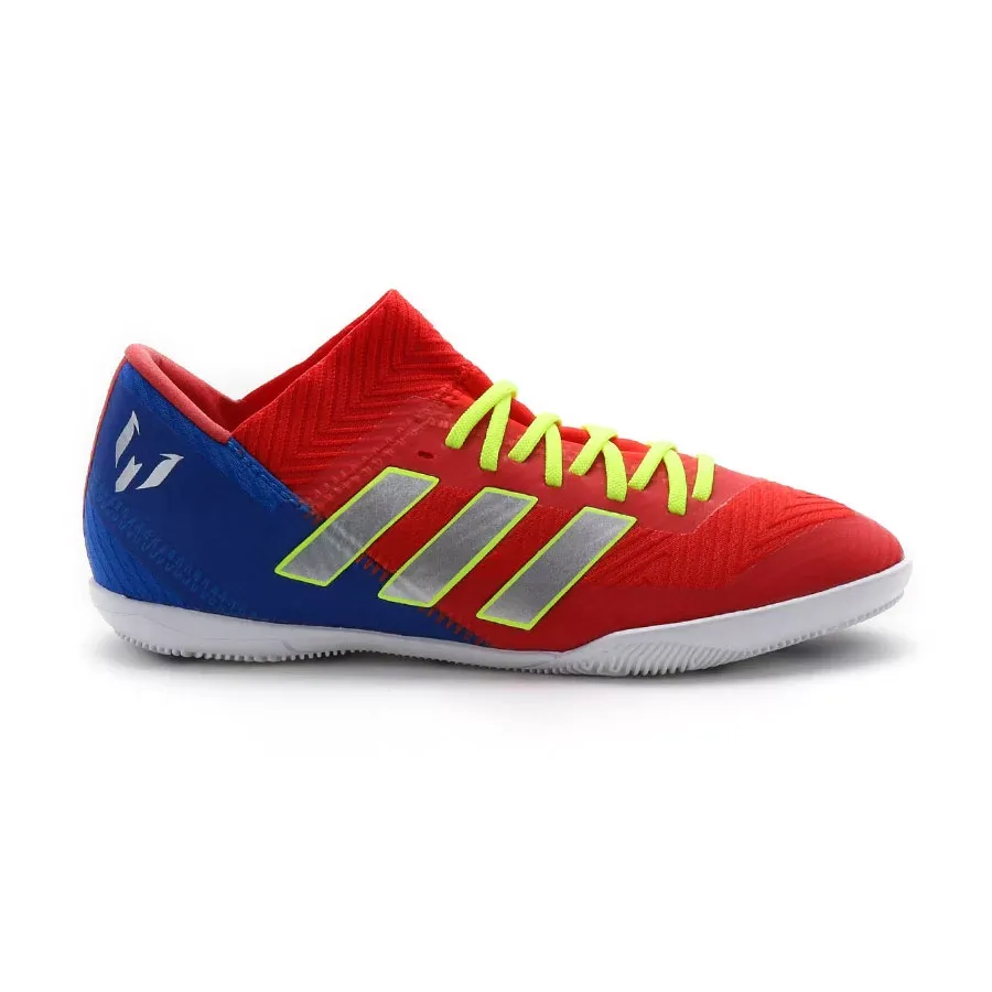 Imagen 4 de 5 de Botines adidas Nemeziz Messi 18.3 Id-AZUL/ROJO/AMARILLO FLUOR