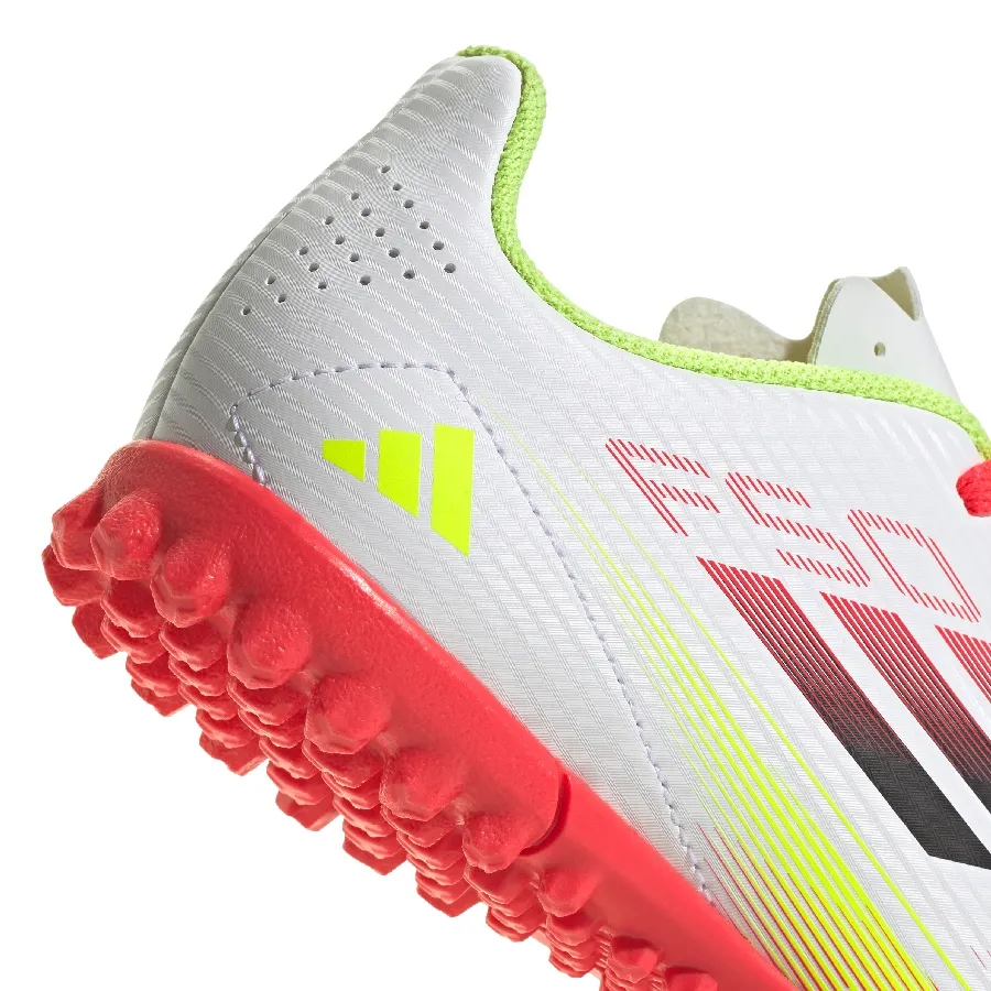 Imagen 5 de 7 de Botines adidas F50 Club TF-BLANCO/ROJO/NARANJA