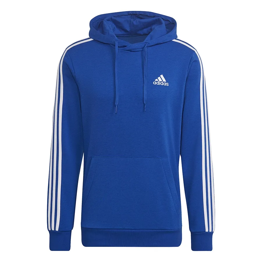 Imagen 4 de 5 de Buzo Con Capucha adidas Essentials 3S-AZUL/BLANCO