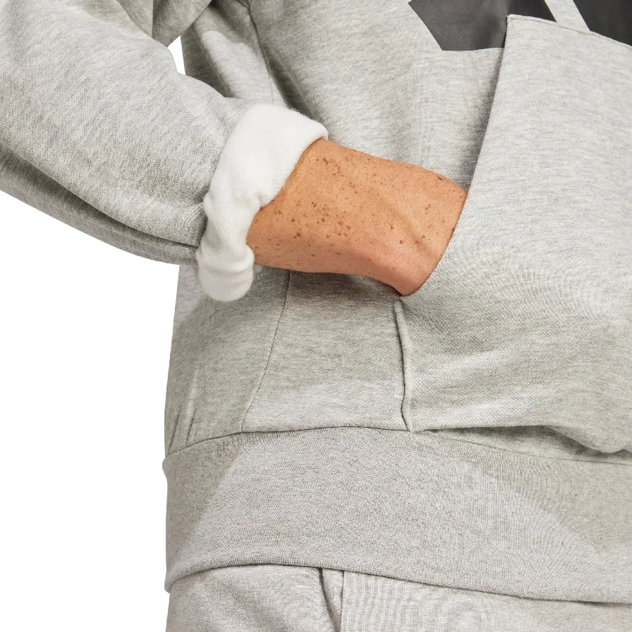 Imagen 4 de 5 de Buzo adidas Essentials Big Logo-GRIS/NEGRO