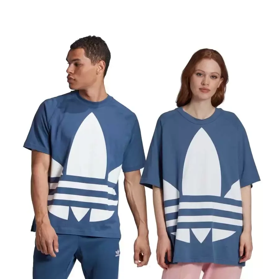 Imagen 2 de 5 de Remera adidas originals Bg Trefoil-AZUL/BLANCO