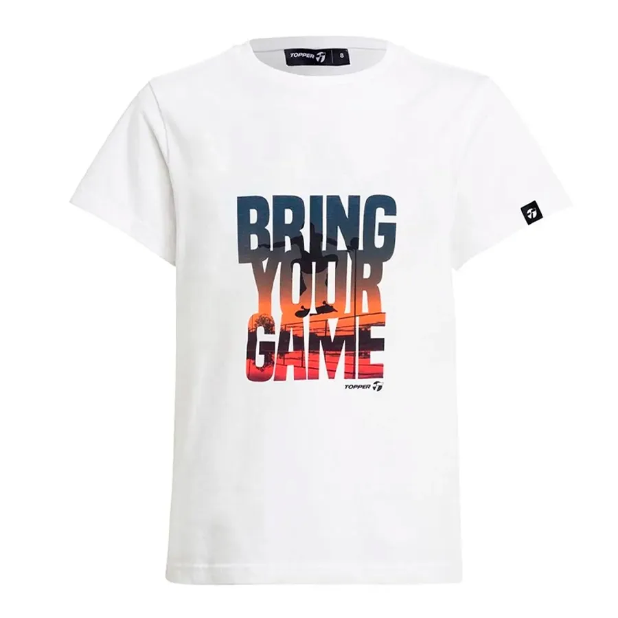 Imagen 0 de 2 de Remera Topper Gtb Mc Bring-BLANCO