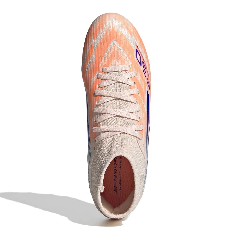 Imagen 3 de 7 de Botines adidas F50 Sparkfusion Club-NUDE/NARANJA/AZUL