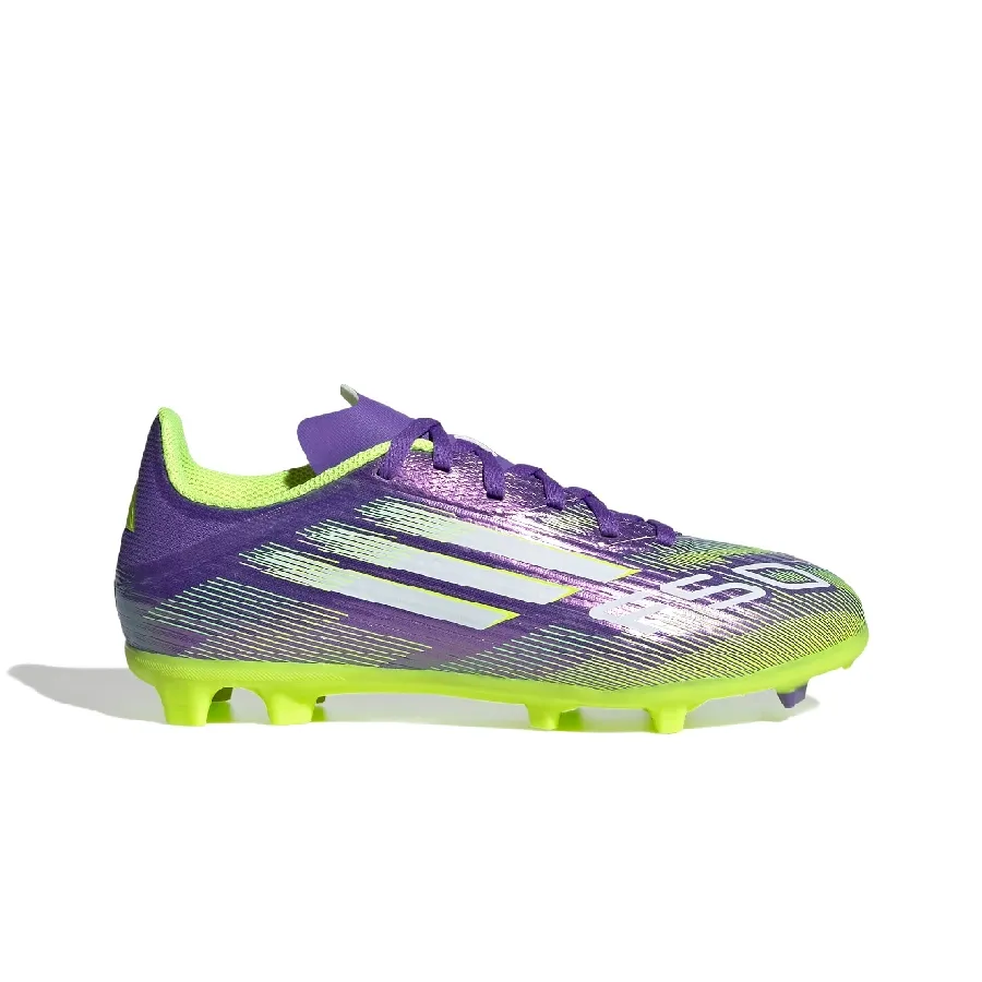 Imagen 0 de 7 de Botines adidas F50 League Fg Niño-PURPURA/VERDE FLUOR