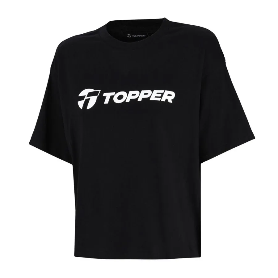 Imagen 0 de 2 de Remera Topper Gtw Loose Brand-NEGRO