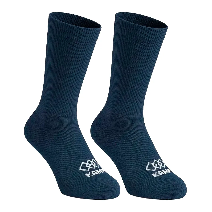 Imagen 0 de 5 de Medias Kamp Colegial Pack x 2-AZUL MARINO