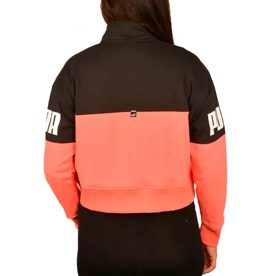 Imagen 2 de 3 de Buzo Puma Power Colorblock-NEGRO/SALMON