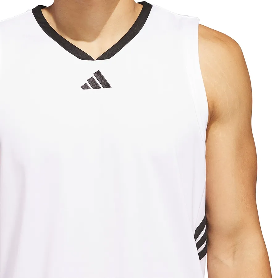 Imagen 3 de 4 de Musculosa adidas Basketball Legends-BLANCO/NEGRO