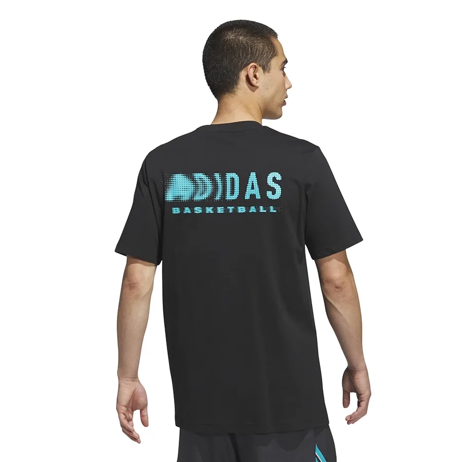 Imagen 1 de 5 de Remera adidas Graphic Tee 2-NEGRO/AQUA