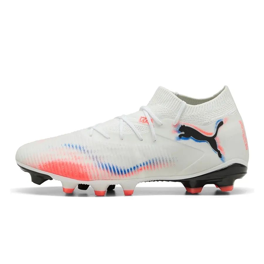 Imagen 2 de 7 de Botines Puma Future 8 Match Fg/Ag-BLANCO/NARANJA FLUOR/NEGRO