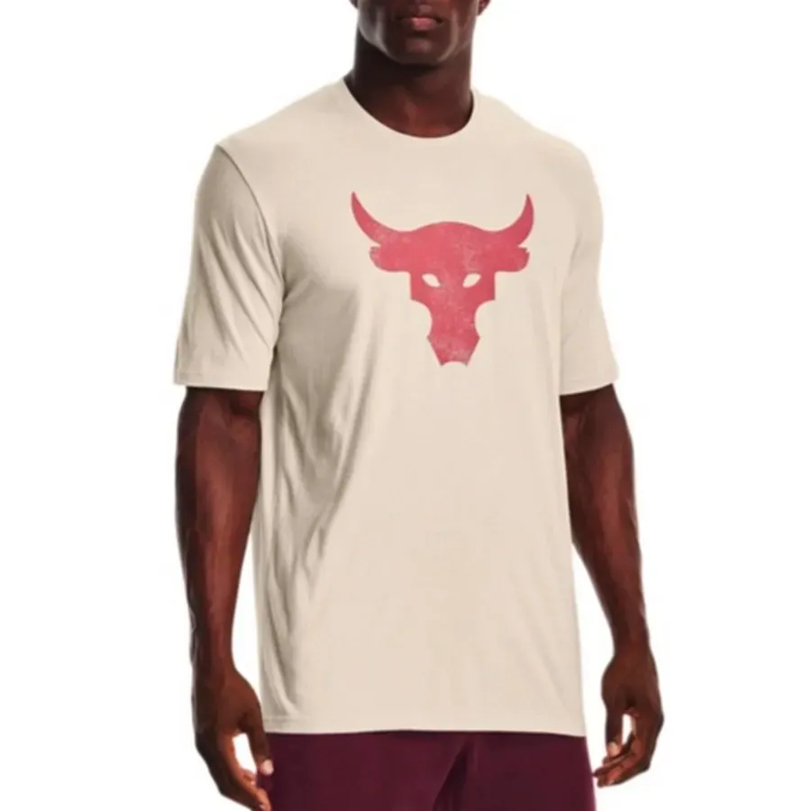 Imagen 2 de 3 de Remera Under Armour Project Rocket Brahma Bull Ss-CRUDO/ROSA