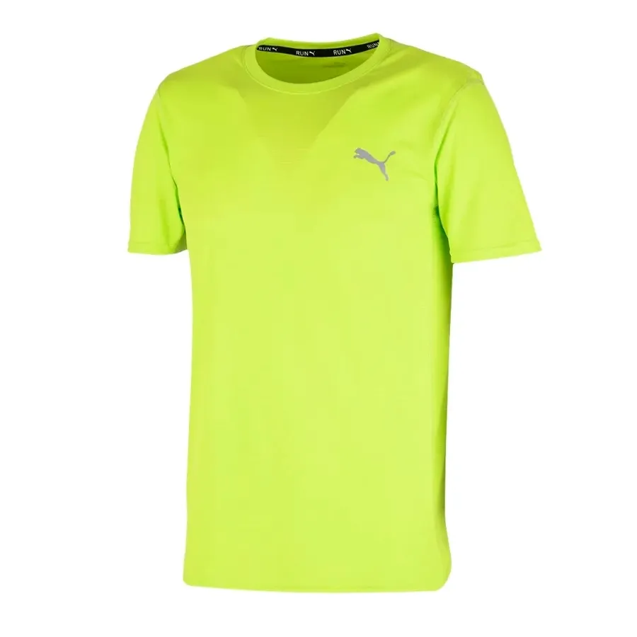 Imagen 3 de 6 de Remera Puma Run Favorites Velocity-AMARILLO FLUOR