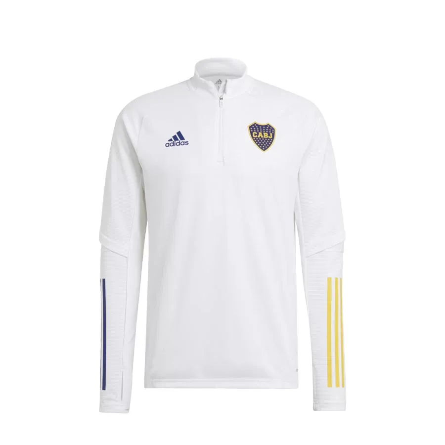 Imagen 5 de 7 de Buzo De Entrenamiento adidas Boca Junios-BLANCO