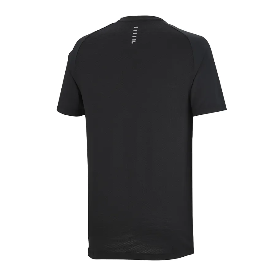 Imagen 2 de 5 de Remera Fila Running  Fast-NEGRO