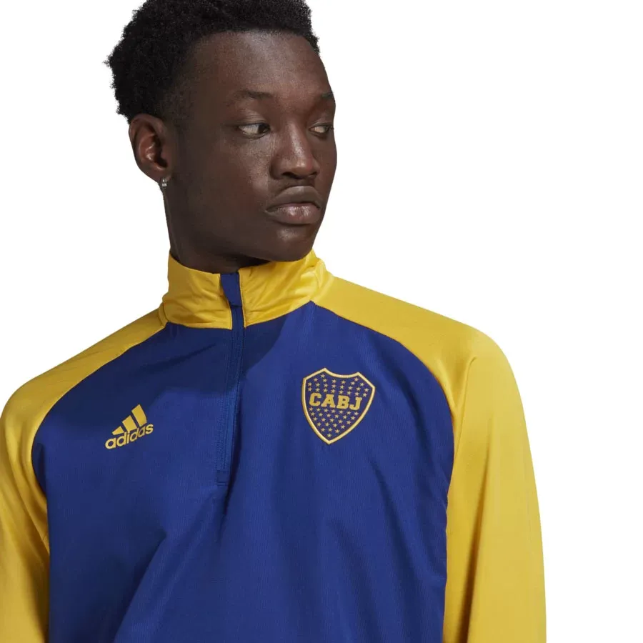 Imagen 3 de 5 de Buzo adidas Boca Juniors-AZUL/AMARILLO