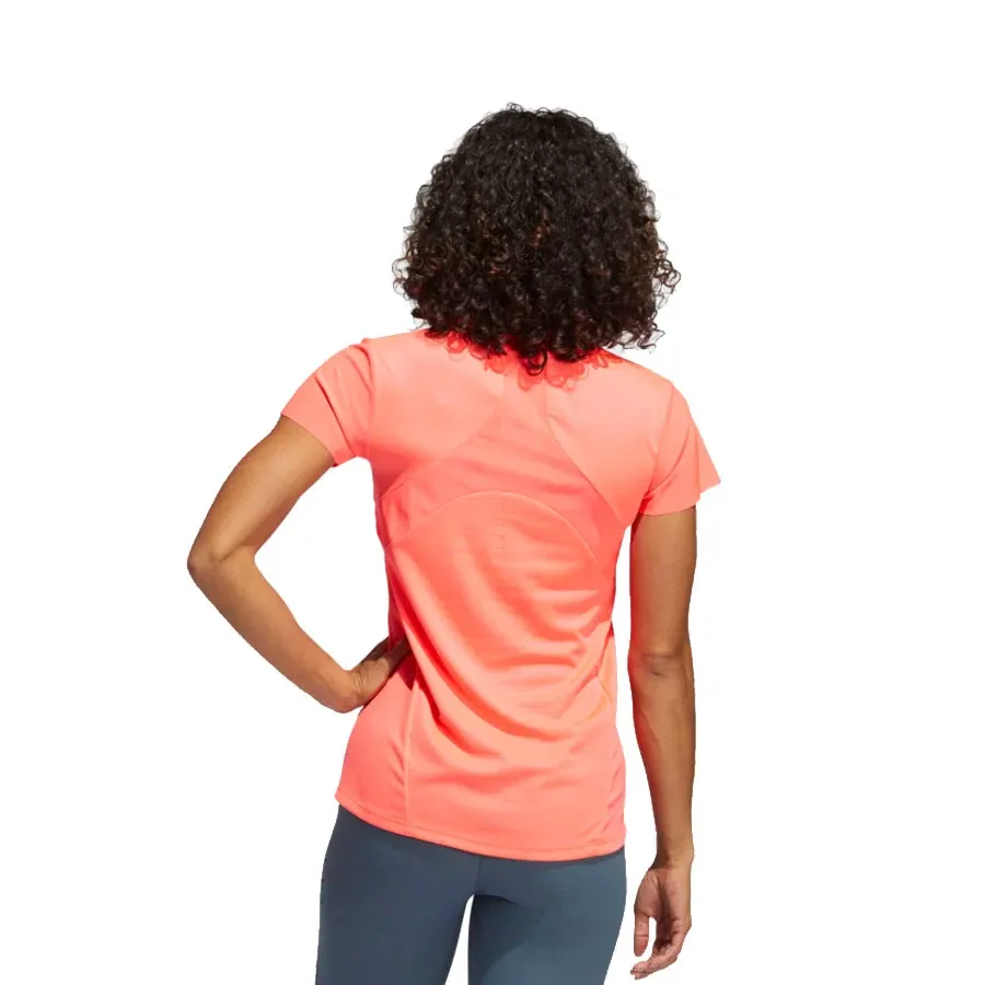 Imagen 2 de 6 de Remera adidas De Entrenamiento Heart Rdy-CORAL