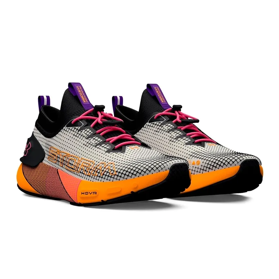 Imagen 4 de 5 de Zapatillas Under Armour Hovr Phantom 3 SE Storm-BLANCO/NARANJA/NEGRO