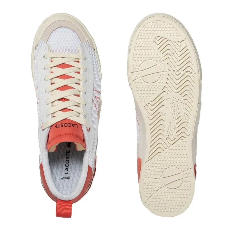 Imagen 3 de 5 de Zapatillas Lacoste L004 Platform-BLANCO/NARANJA/BEIGE