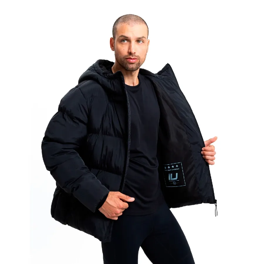 Imagen 1 de 4 de Campera Iu Sport CrinkleQuilt Puffer-NEGRO