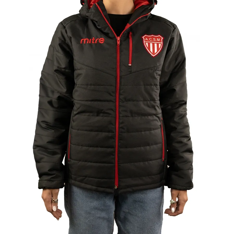 Imagen 0 de 5 de Campera Mitre Abrigo San Martín-NEGRO/ROJO