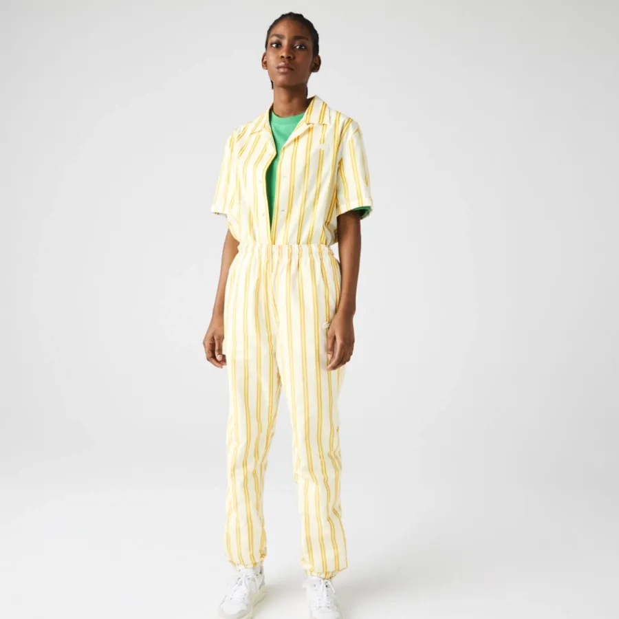 Imagen 0 de 5 de Pantalón Lacoste Chándal a Rayas-BLANCO/AMARILLO