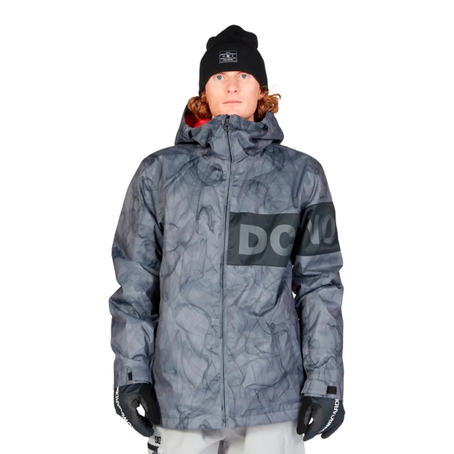 Imagen 0 de 6 de Campera Dc Snow Propaganda-VERDE OLIVA/ROJO