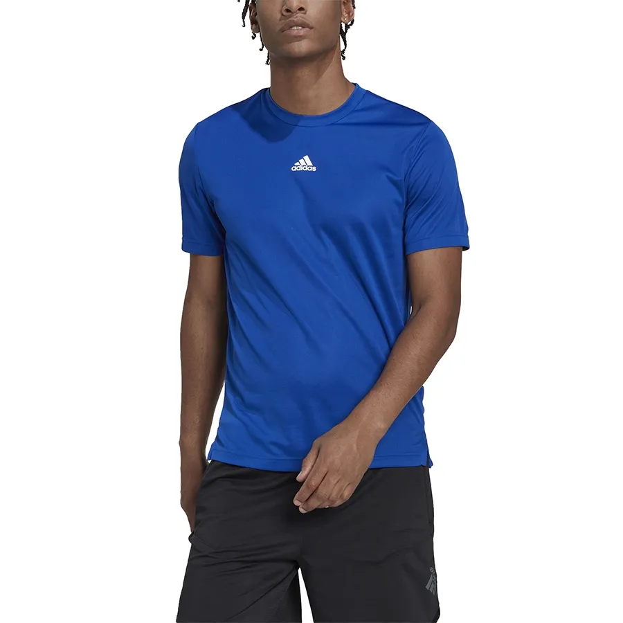 Imagen 0 de 4 de Remera adidas Aeroready Hiit Back 3-AZUL/BLANCO