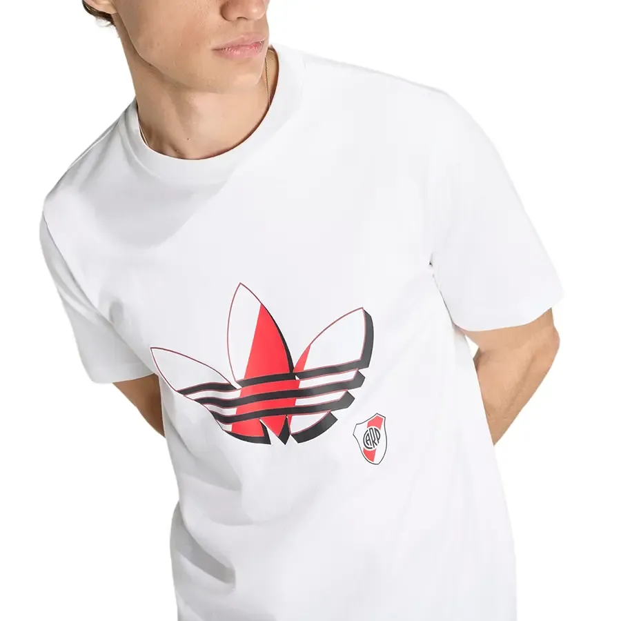 Imagen 3 de 5 de Remera adidas originals River Plate Graphic-BLANCO/ROJO