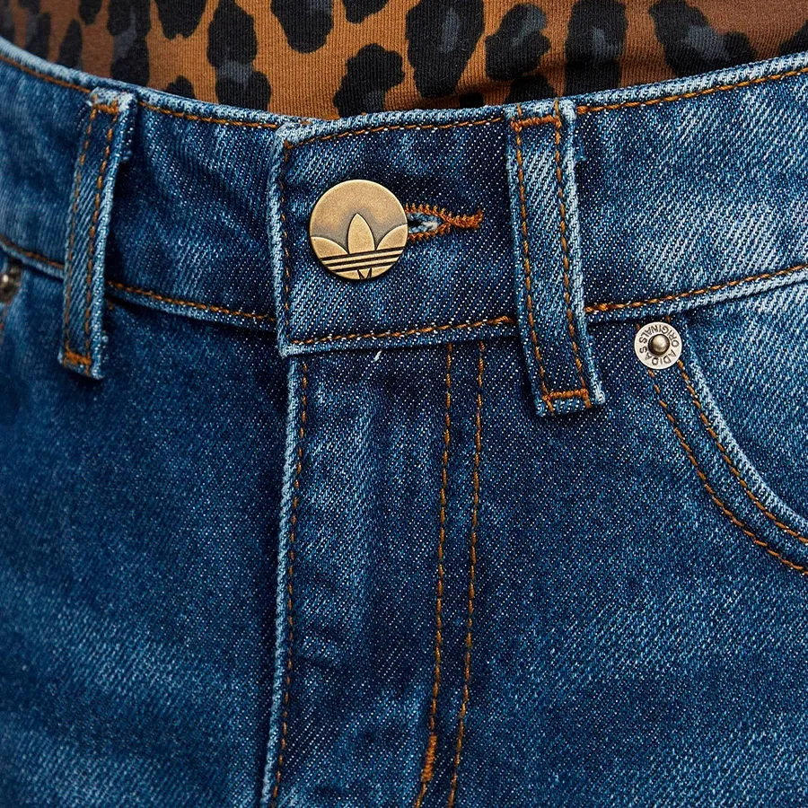 Imagen 3 de 5 de Falda Adidas Originals Denim Pencil 3 Stripes-JEAN