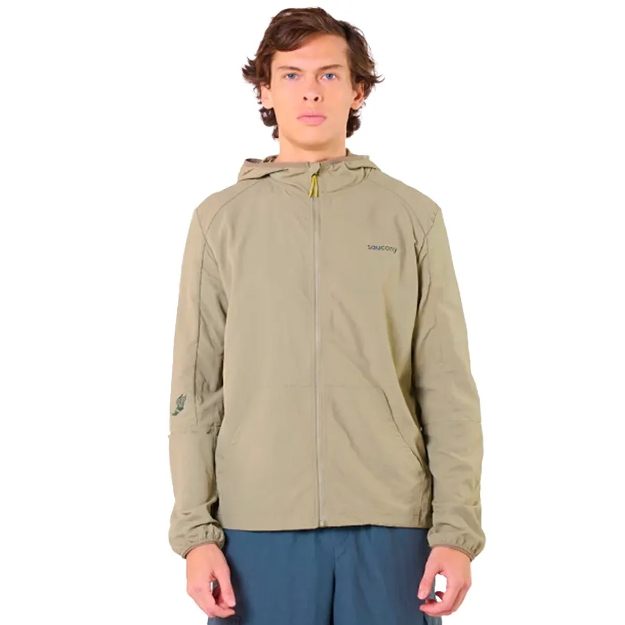 Imagen 0 de 6 de Campera Saucony Metro Windbreaker-VERDE SECO