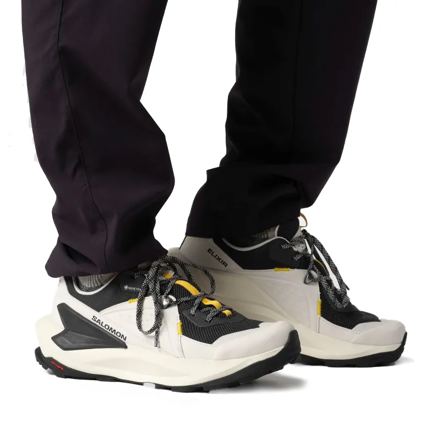 Imagen 4 de 5 de Zapatillas Salomon Elixir Gtx-BLANCO/NEGRO/AMARILLO