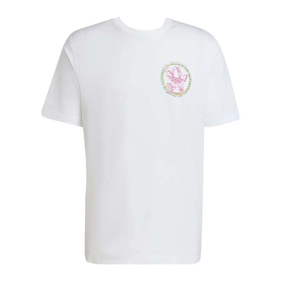 Imagen 3 de 4 de Remera adidas originals Graphic Trifolio Series-BLANCO