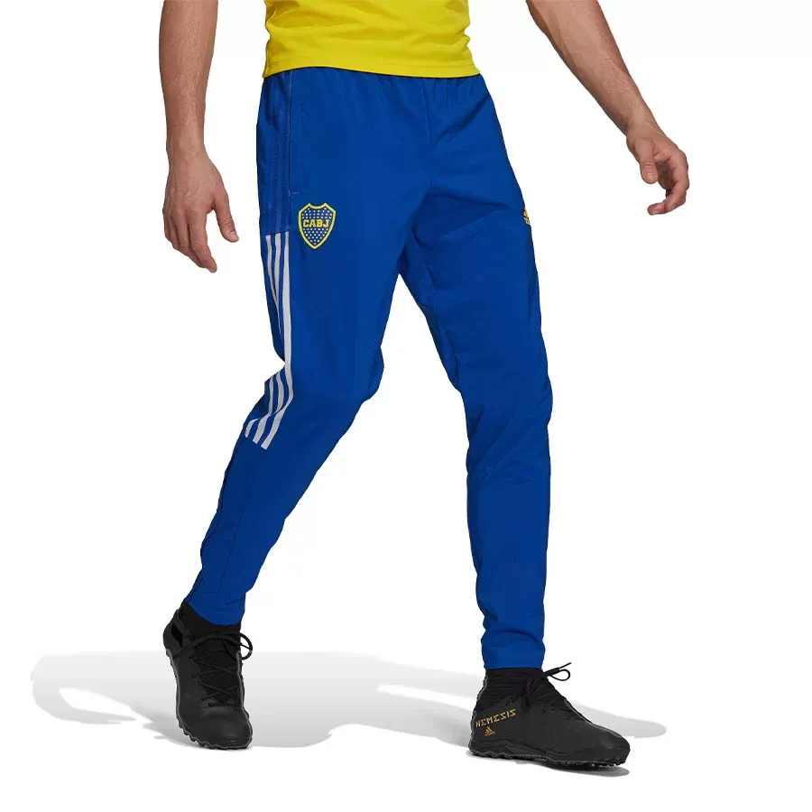 Imagen 0 de 4 de Pantalón adidas Boca Juniors Presentación-AZUL/AMARILLO/BLANCO