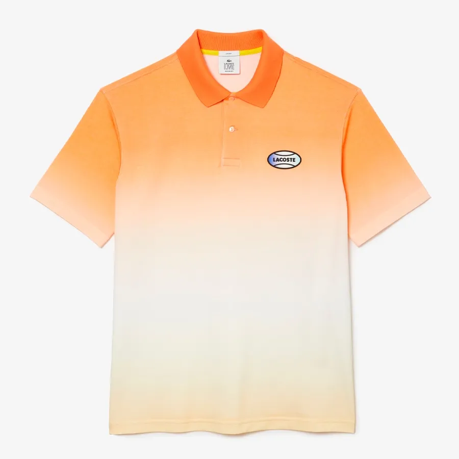 Imagen 0 de 1 de Remera Lacoste Polo-BLANCO/NARANJA