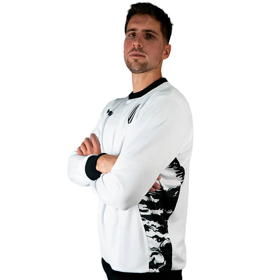 Imagen 1 de 6 de Buzo Mitre Condor II Gimnasia y Esgrima 25-BLANCO/NEGRO
