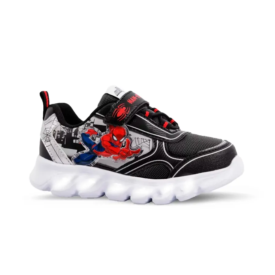 Imagen 0 de 3 de Zapatillas Footy Spiderman Pro-NEGRO/PLATA/ROJO