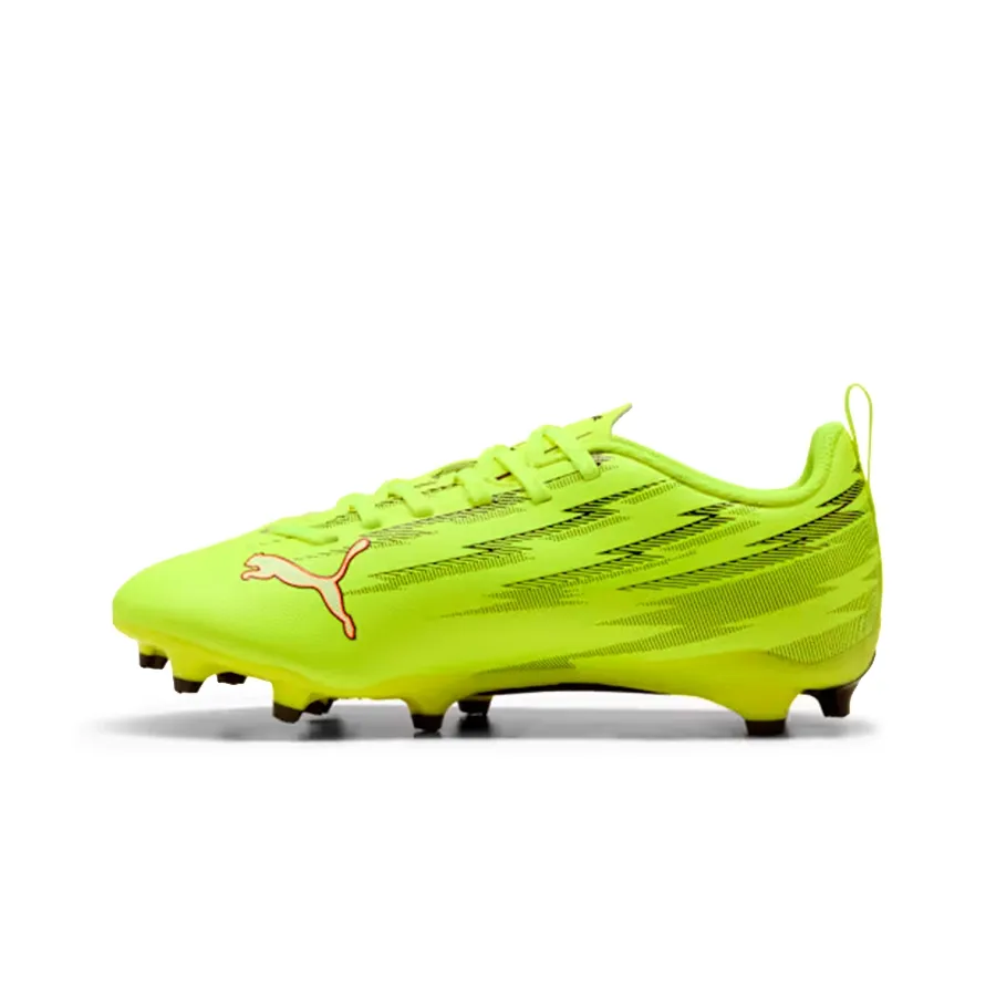 Imagen 2 de 7 de Botines Puma Ultra 6 Play Fg-AMARILLO FLUOR/NEGRO/ROJO