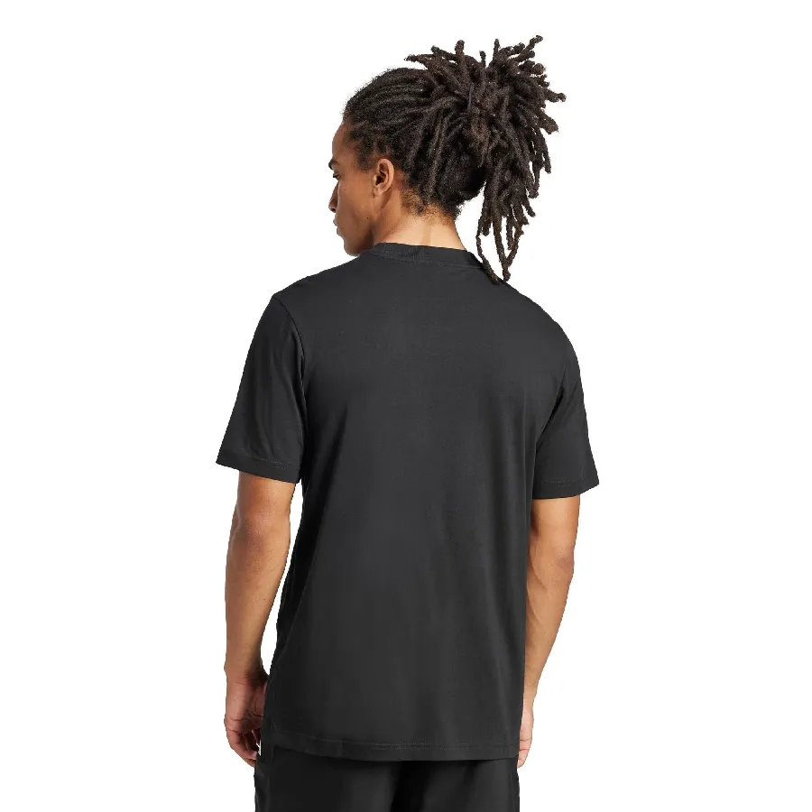 Imagen 2 de 4 de Remera adidas Essentials Logo Pequeño-NEGRO
