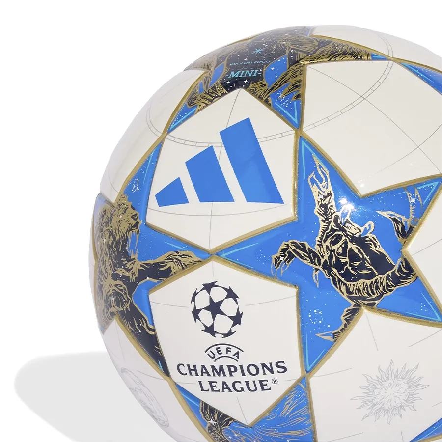 Imagen 2 de 4 de Pelota adidas Mini Fase De Liga Ucl 25/26-BLANCO/AZUL/DORADO