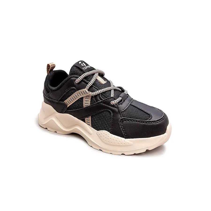 Imagen 1 de 5 de Zapatillas Topper Chalpa II-NEGRO/BEIGE