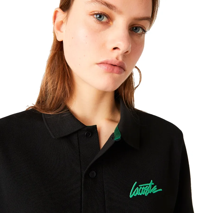 Imagen 5 de 7 de Remera Lacoste -NEGRO/VERDE