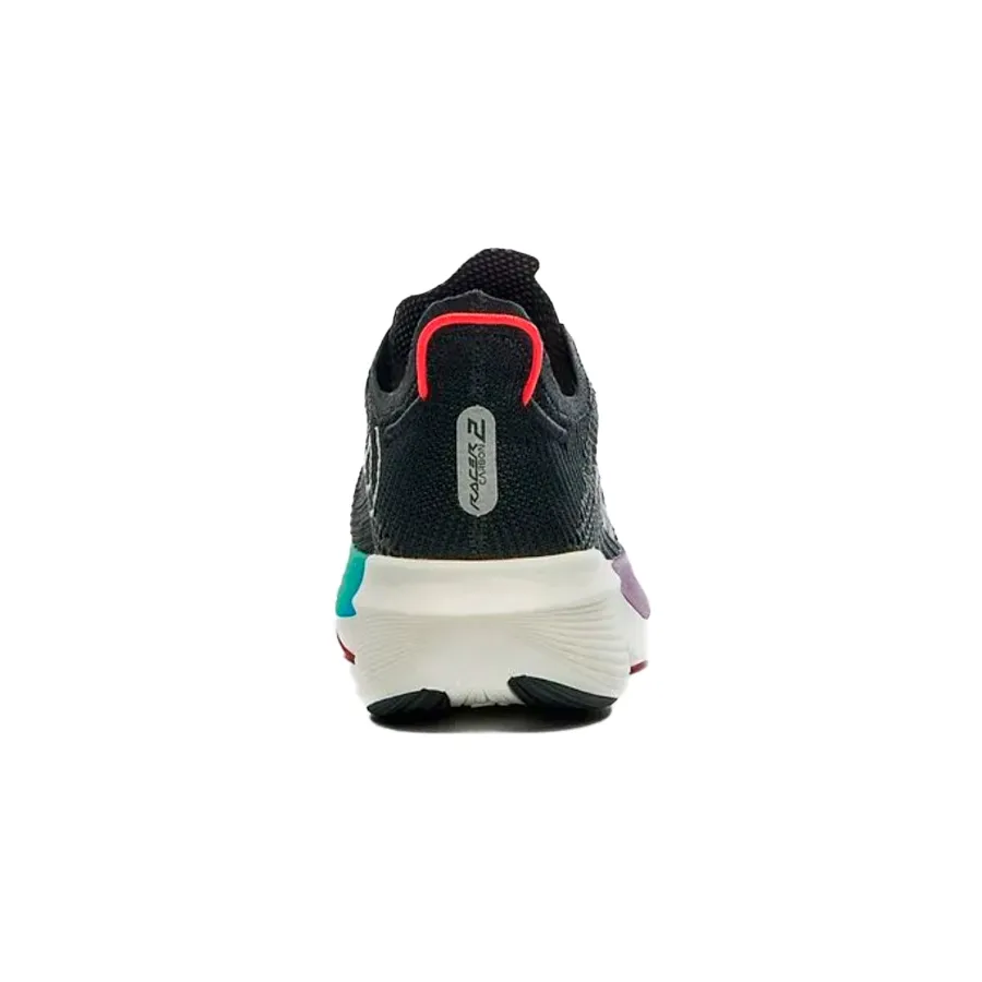 Imagen 4 de 9 de Zapatillas Fila Racer Carbon 2-NEGRO/AZUL/VERDE AGUA