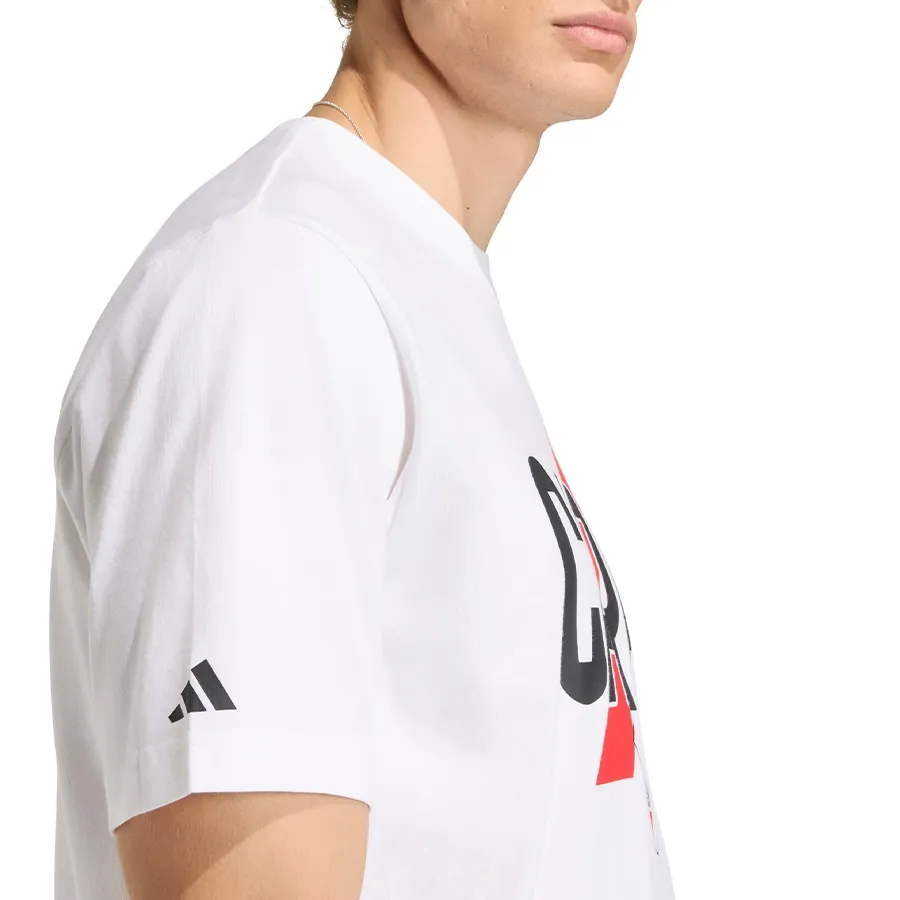 Imagen 4 de 5 de Remera adidas Graphic River Plate-BLANCO/ROJO
