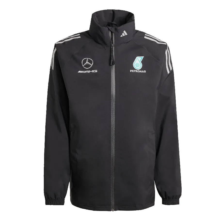 Imagen 1 de 5 de Campera adidas Mecánico Mercedes - AMG PETRONAS F1 Team-NEGRO