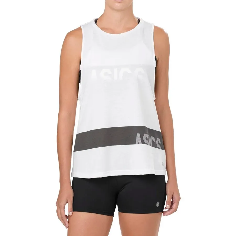 Imagen 0 de 5 de Musculosa Asics Power Tank-BLANCO/GRAFITO