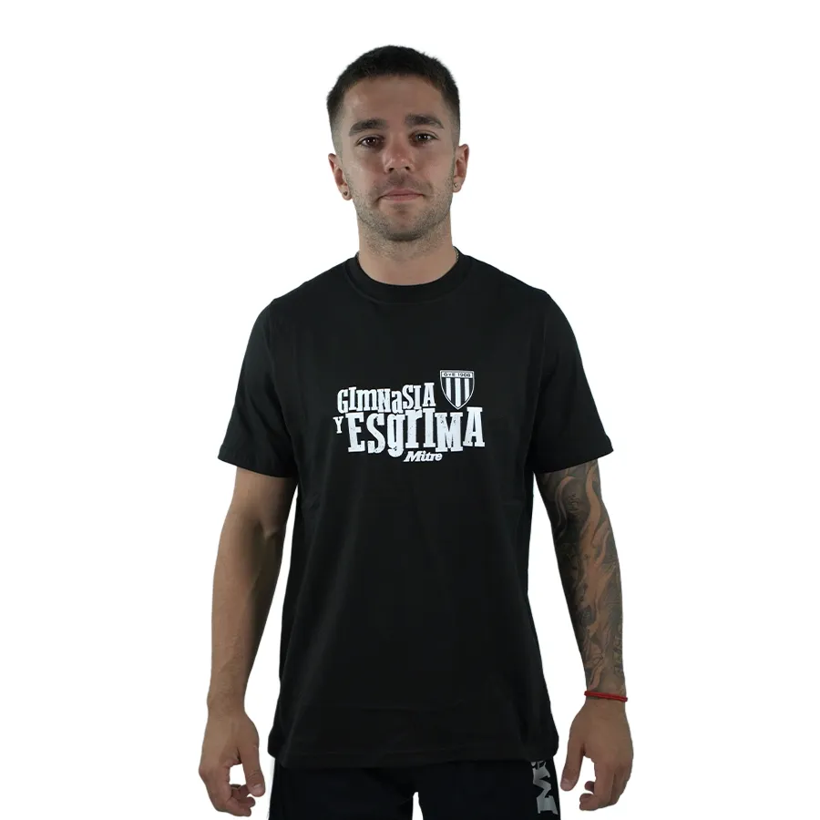 Imagen 0 de 4 de Remera Mitre Croma 25-NEGRO/BLANCO