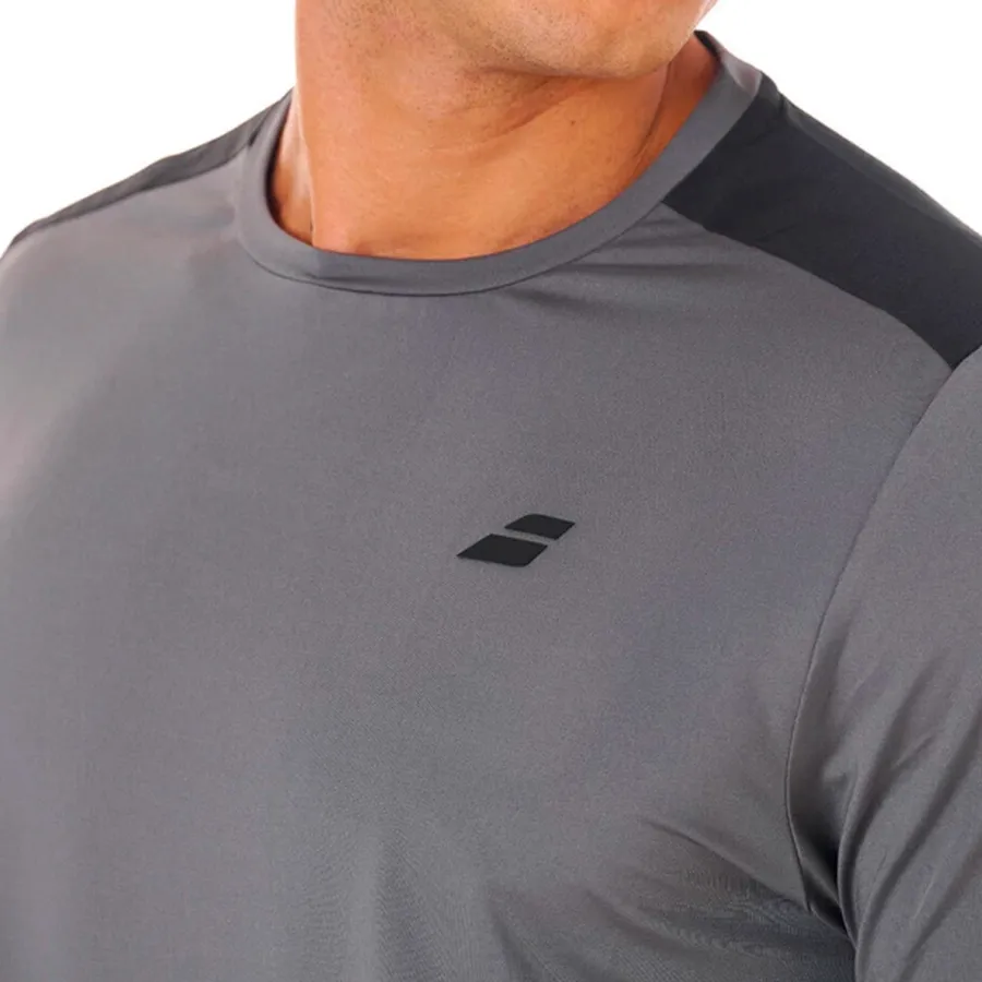 Imagen 3 de 5 de Remera Babolat Storm-GRIS