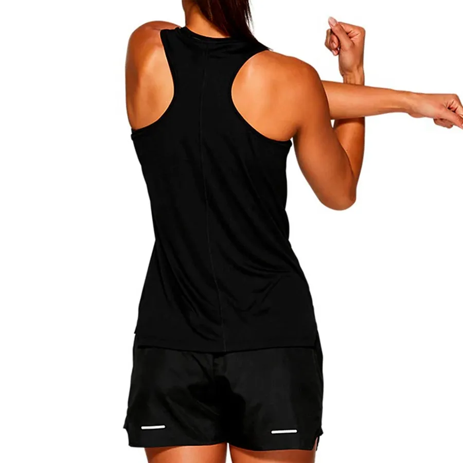 Imagen 1 de 3 de Musculosa Asics Mim Silver Tank-NEGRO