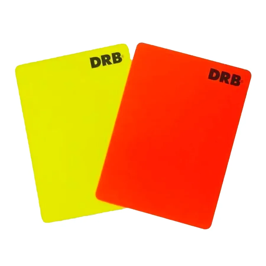 Imagen 0 de 4 de Tarjetas De Árbitro DRB-AMARILLO/ROJO