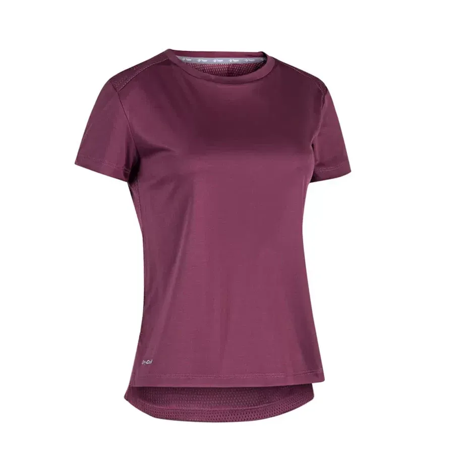 Imagen 0 de 2 de Remera Topper Open Mesh-BORDO